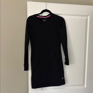 Lilly Pulitzer Black Long Sleeve Sweater Dress